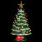 30 Pieces Ceramic Christmas Tree Replacement Lights (	Multicolor) 2.2 x 3.5 inches